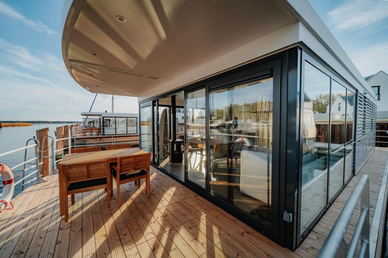 Schwimmendes Ferienhaus "Trinity" Ihr Seahome Auf Der Ostsee Peenemunde Eksteriør bilde