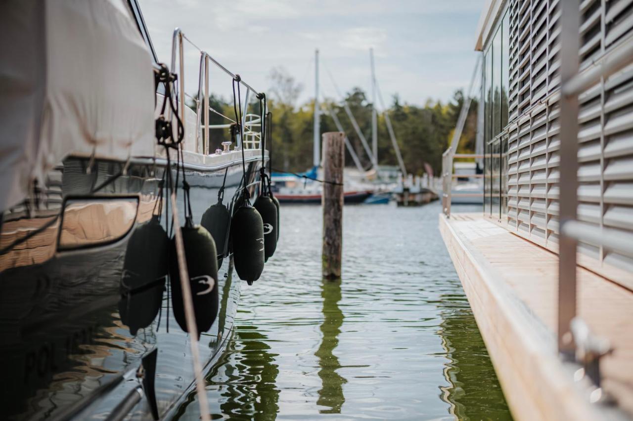 Schwimmendes Ferienhaus "Trinity" Ihr Seahome Auf Der Ostsee Peenemunde Eksteriør bilde